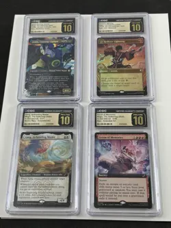 4 Avatar CGC Pristine 10: Aang, Azula, Storm of Memories, & Redirect Lightning - Image 1