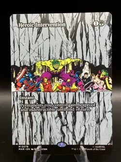 Heroic Intervention - Borderless Mythic - MTG Marvel Super Heroes MAR - 0078 NM - Image 1