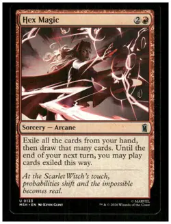 Hex Magic 133 Uncommon Marvel Super Heroes Magic: The Gathering Near Mint - Image 1