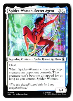 Spider-Woman, Secret Agent 229 Uncommon Marvel Super Heroes Magic: The Gathering - Image 1