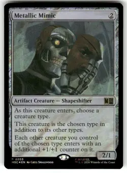 Metallic Mimic (Surge Foil) 203 Commander: Marvel Super Heroes Magic: - Image 1