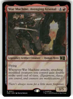 War Machine, Avenging Arsenal (Surge Foil) 63 Commander: Marvel Super Heroes - Image 1