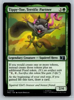 Magic Marvel The Gathering Commander: Tippy-Toe, Terrific Partner 734 - Image 1