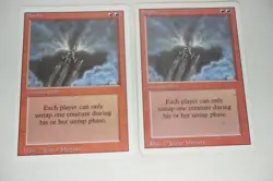 Smoke Revised Edition MP MTG X2 - Image 1