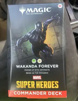 Wizards of the Coast MTG Marvel Super Heroes Wakanda Forever Cmdr 100 - Image 1