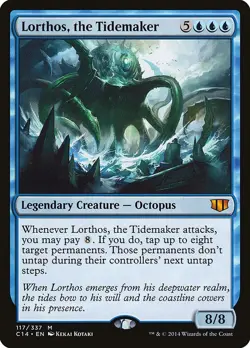 MTG - Lorthos, the Tidemaker - Commander 2014 - X1 - (LP) - - Image 1