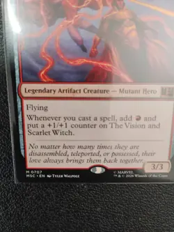 The Vision and Scarlet Witch - Regular Non-Foil - NM / Unplayed - MSC EN M 0707 - Image 3