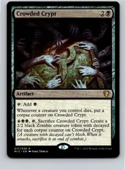 Magic the Gathering Crowded Crypt Commander: Innistrad: Midnight Hunt MTG - Image 1