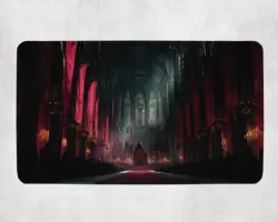 Tribal Vampire Themed Playmat - Kawaii Anime Style Gaming Mat for MTG/TCG - Image 1