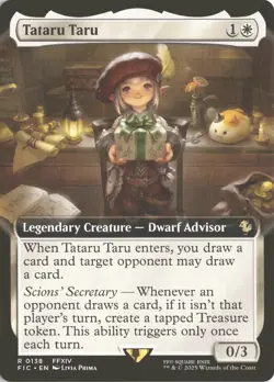 MTG Tataru Taru (0138) *Non-Foil* Extended Art Final Fantasy MT/NM Comb Ship - Image 1