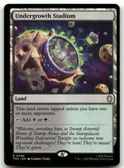 Undergrowth Stadium #80 NM Commander: Teenage Mutant Ninja Turtles TMC Magic MTG - Image 1