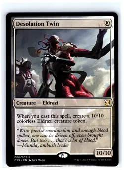 Desolation Twin 60 Rare Commander 2019 Magic: The Gathering Near Mint - Image 1