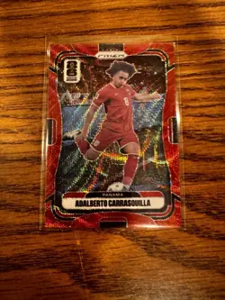 2026 Prizm FIFA World Cup Red Wave #339 Adalberto Carrasquilla 1/39 Color Match - Image 1