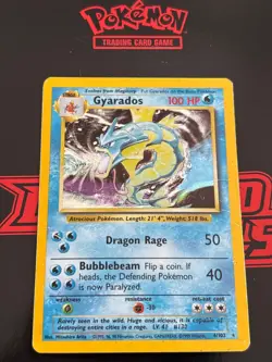 Pokemon Gyrados Holo Rare TCG Card 6/102 Base Set HP - Image 1