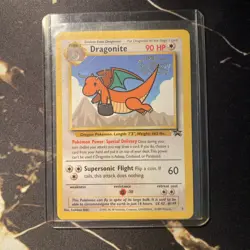 Pokemon TCG Dragonite 5 Black Star Promo Card WB First Movie 1999 - Image 1