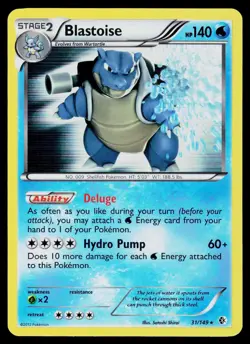 Blastoise Boundaries Crossed 31/149 Holo Black & White Pokemon Card - Image 1