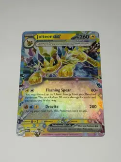 Pokemon Card TCG Jolteon EX 030/131 Double Rare Holo Prismatic Evolutions NM - Image 1
