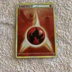Fire Energy Ho-Oh 2011 Call of Legends 89/95 Reverse Holo Card Pokemon TCG NM - Image 1
