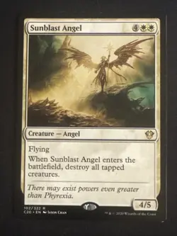 1x Sunblast Angel (102) Commander 2020 LP MTG Magic the Gathering x1 MKE - Image 1