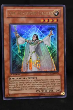 Lyla, Lightsworn Sorceress 1st Edition LODT-EN019 LP Ultra Rare Holo Yugioh Card - Image 1