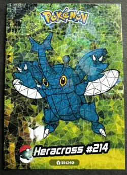 HERACROSS - POKEMON CRYSTAL CARD COLLECTION CRACKED CCG ICE HOLO - Image 1