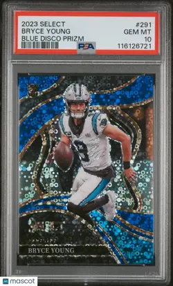 Bryce Young PSA 10 Blue Disco Prizm RC Rookie 2023 Select /25 - Image 1