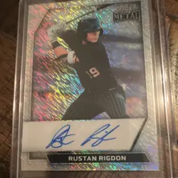 Leaf Metal 2023 Rustan Rigdon Autograph Serial Numbered 7/10 BA-RR1 - Image 1