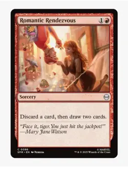 Romantic Rendezvous (Spider-Man & Mary Jane) | MTG Marvel Crossover | SPM NM - Image 1
