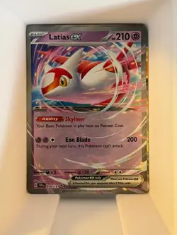 LATIAS EX 076/191 DOUBLE RARE SURGING SPARKS POKEMON NM - Image 1