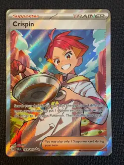 CRISPIN 164/142 ULTRA RARE STELLAR CROWN POKEMON NM - Image 1