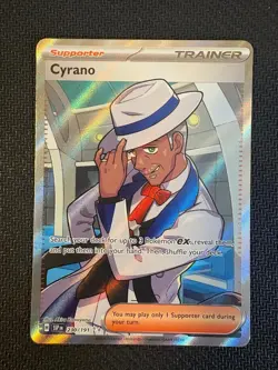 CYRANO 230/191 ULTRA RARE SURGING SPARKS POKEMON NM - Image 1