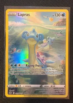 LAPRAS GG05/GG70 HOLO CROWN ZENITH GALARIAN GALLERY POKEMON NM - Image 1