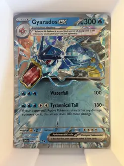 GYARADOS EX 045/198 DOUBLE RARE SCARLET & VIOLET POKEMON NM - Image 1