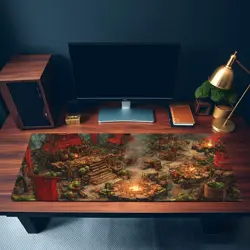 Tribal Goblins Themed Playmat - Kawaii Anime Style Gaming Mat for MTG/TCG - Image 3