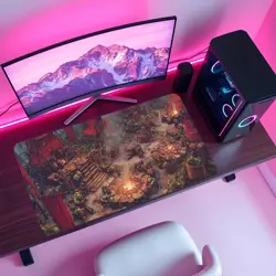 Tribal Goblins Themed Playmat - Kawaii Anime Style Gaming Mat for MTG/TCG - Image 4