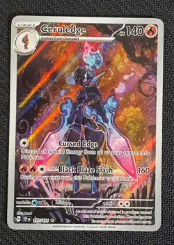 CERULEDGE 197/191 ILLUSTRATION RARE SURGING SPARKS POKEMON NM - Image 1