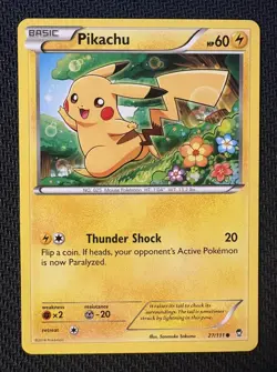 PIKACHU 27/111 COMMON FURIOUS FISTS POKEMON NM - Image 1
