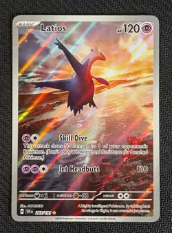 LATIOS 203/191 ILLUSTRATION RARE SURGING SPARKS POKEMON NM - Image 1