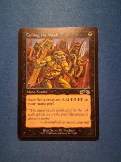 Culling the Weak Exodus HP Magic MTG - Image 1