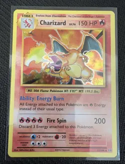 CHARIZARD 11/108 HOLO RARE EVOLUTIONS POKEMON HOLO NM - Image 1