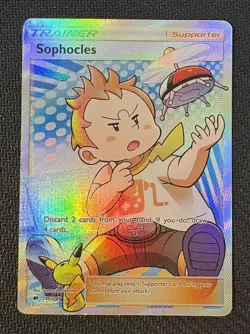 SOPHOCLES 146/147 ULTRA RARE BURNING SHADOWS POKEMON NM - Image 1