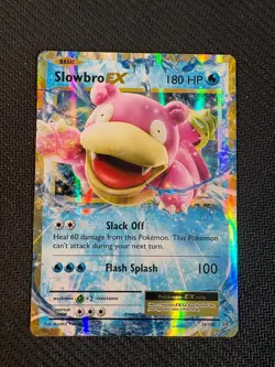 SLOWBRO EX 26/108 HOLO EX RARE EVOLUTIONS POKEMON NM - Image 1