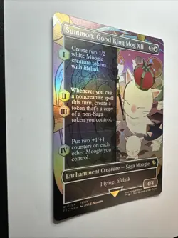 Summon: Good King Mog XII (Borderless) Commander: Final Fantasy Foil MTG Card NM - Image 4