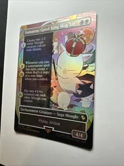 Summon: Good King Mog XII (Borderless) Commander: Final Fantasy Foil MTG Card NM - Image 5