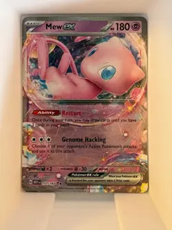 MEW EX 151/165 DOUBLE RARE 151 POKEMON NM - Image 1