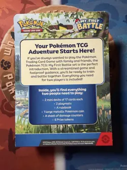 Pokemon TCG My First Battle Starter Deck Charmander Squirtle - Unopened - Image 2