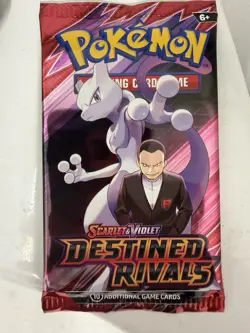 Pokemon TCG Scarlet & Violet Destined Rivals Booster Pack 10 Cards - Image 1