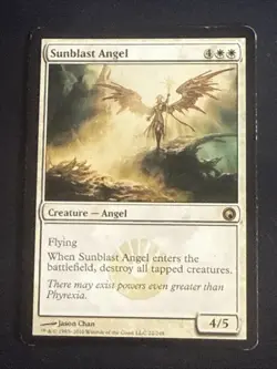 1x Sunblast Angel (22) Scars of Mirrodin MP MTG Magic the Gathering x1 MKE - Image 1