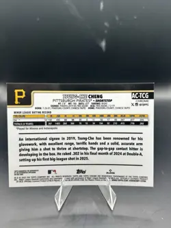 2025 Topps Chrome Update Series - Autographs Tsung-Che Cheng #AC-TCG (AU, RC) - Image 2