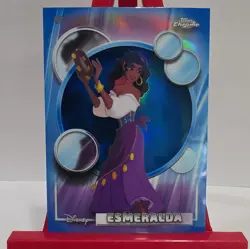 Topps Chrome Disney 2026 Esmeralda true blue refractor #31 Serial Numbered /150 - Image 1